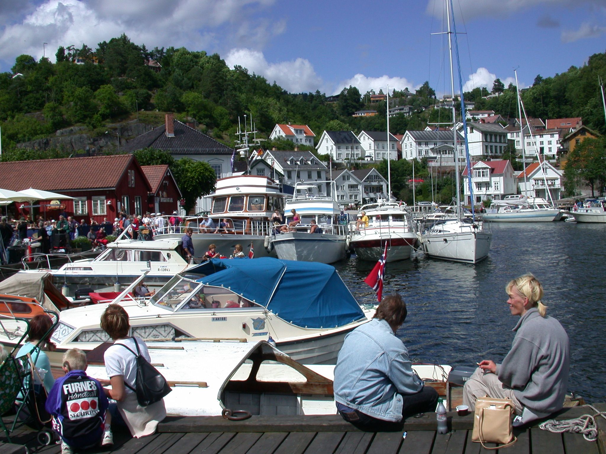 Brygga and guest harbour in Tvedestrand