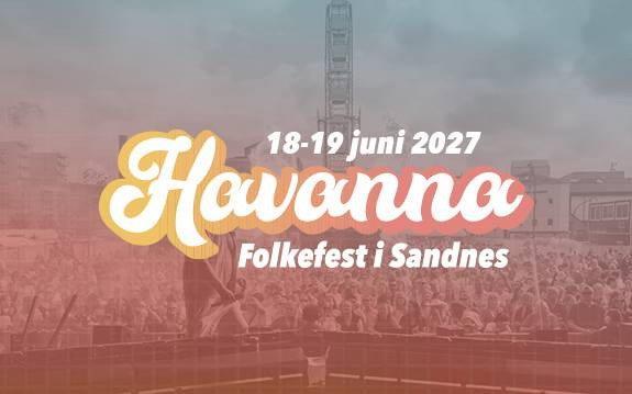 A poster advertising the Havana Festival in Sandnes