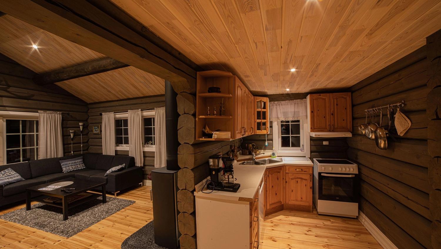 From the inside of Seafront lodge