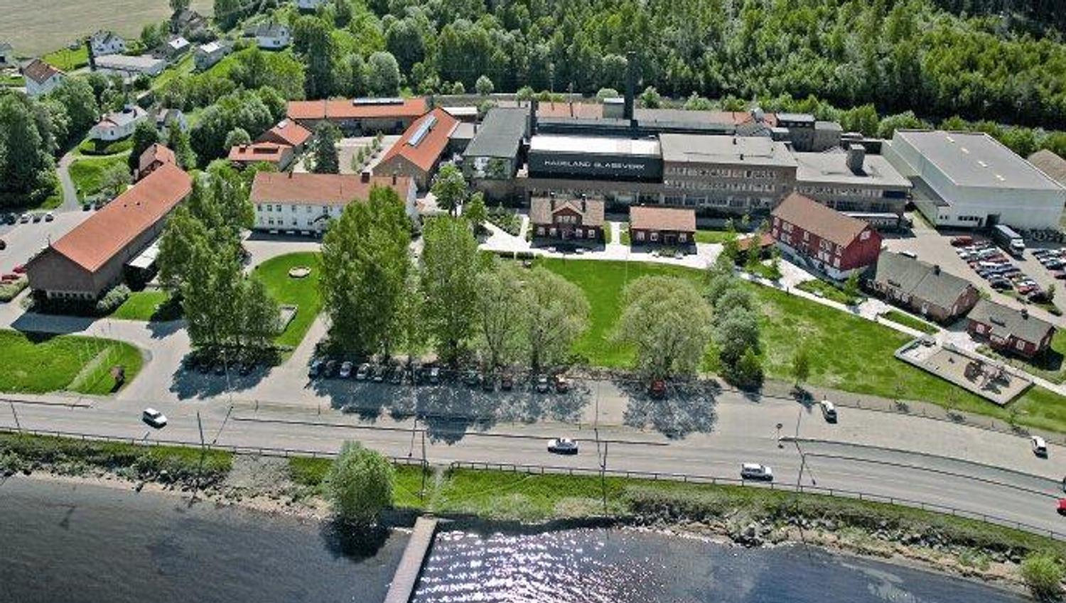 Hadeland Glassverk - Dronebilde