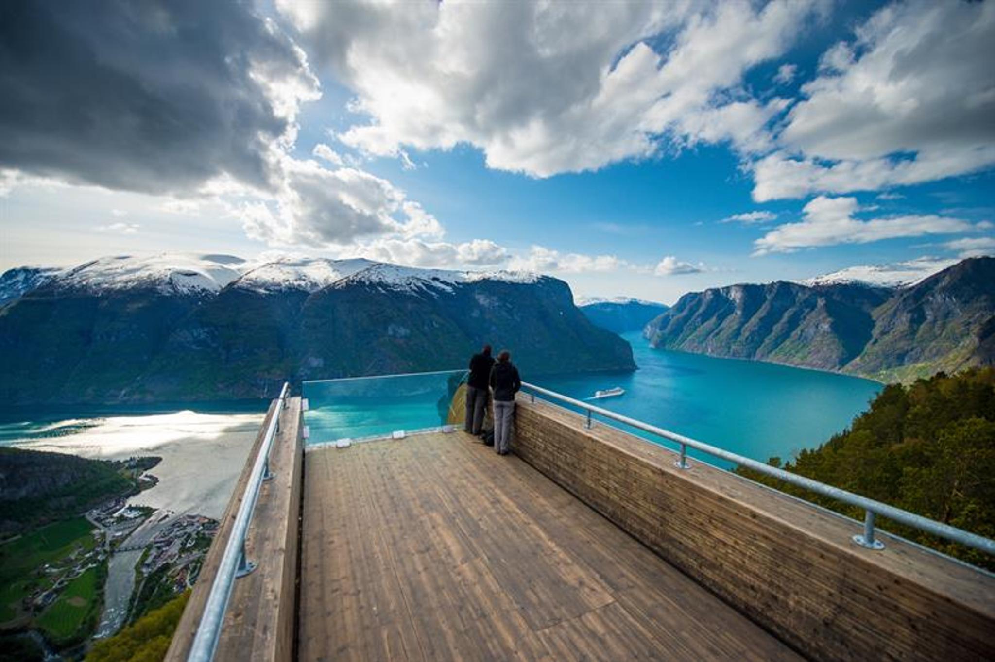 Guidet fjordtur til Nærøyfjorden, Flåm og Stegastein