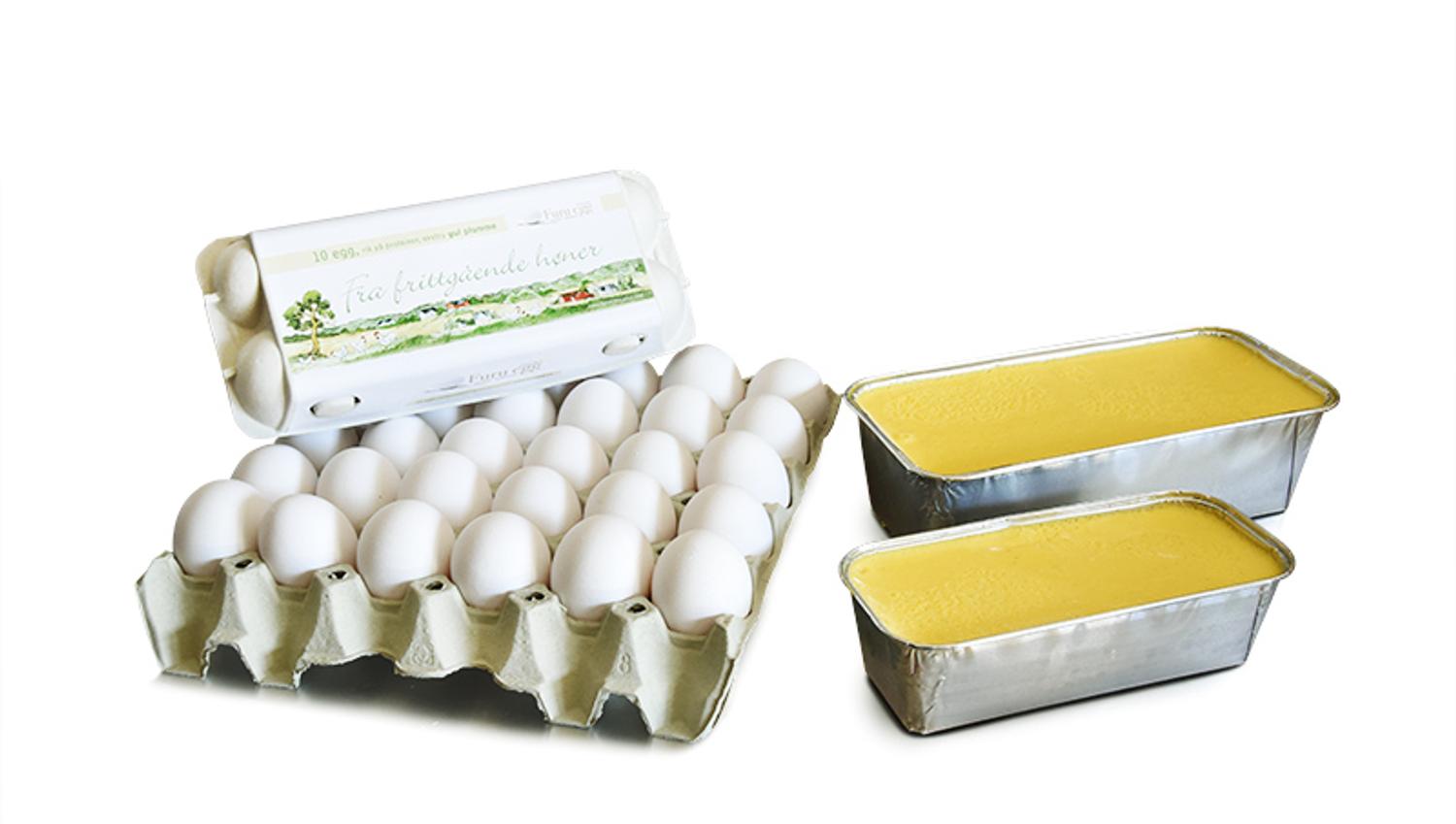 Eggs and pudding from Furu egg