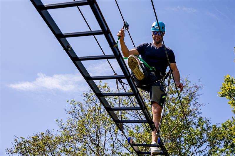 Climbing in the park