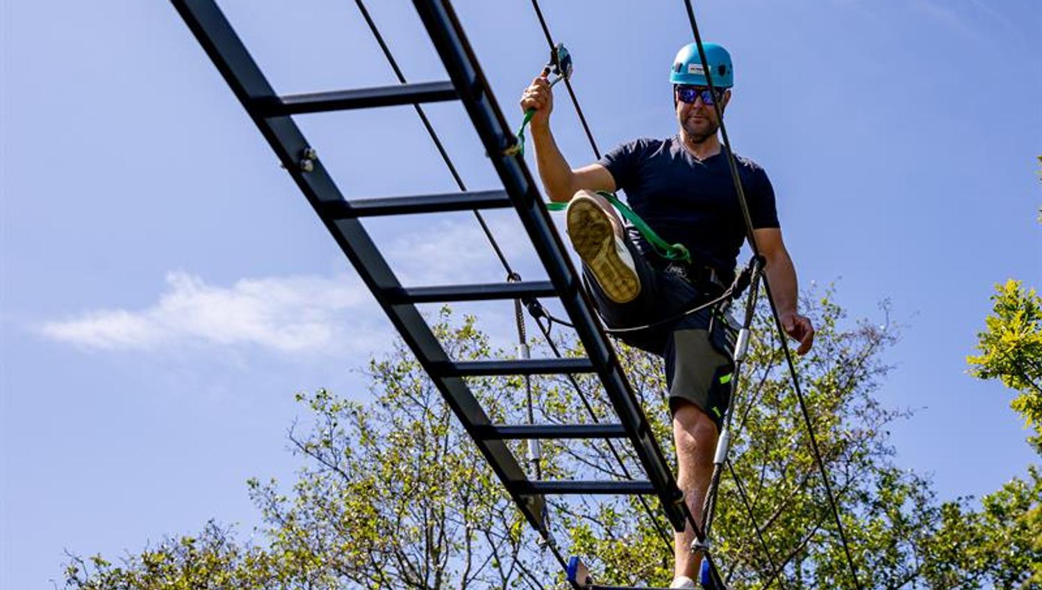 Climbing in the park