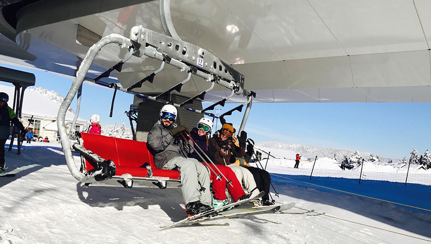 chairlift at Gautefall ski center in Drangedal