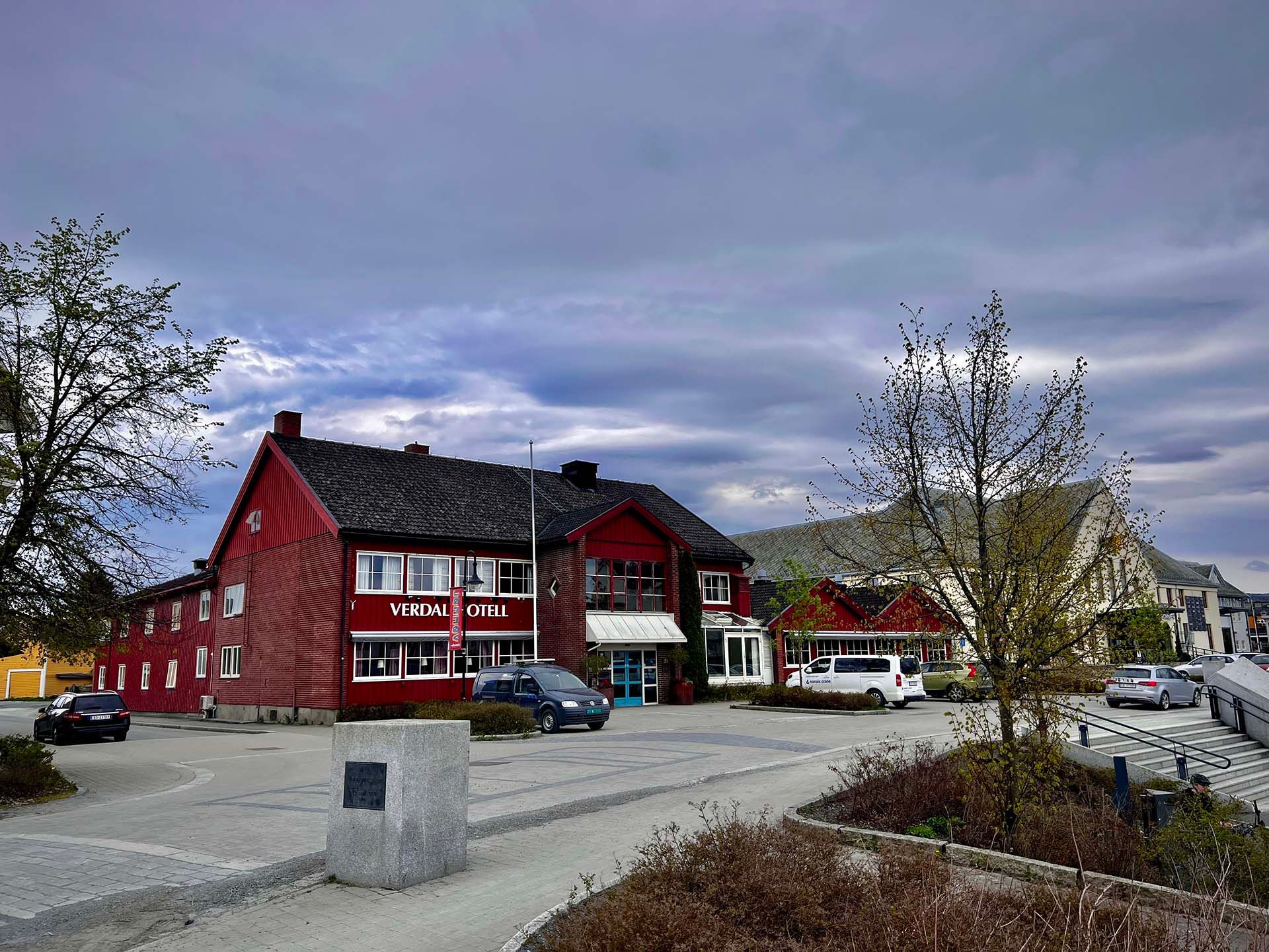 Hotellet utenfra