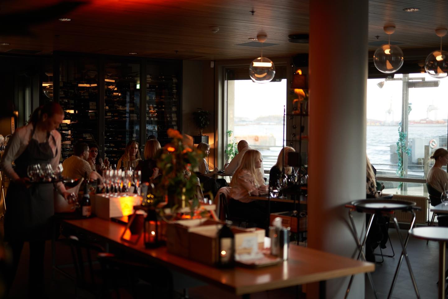 Good atmosphere inside Sjøslag