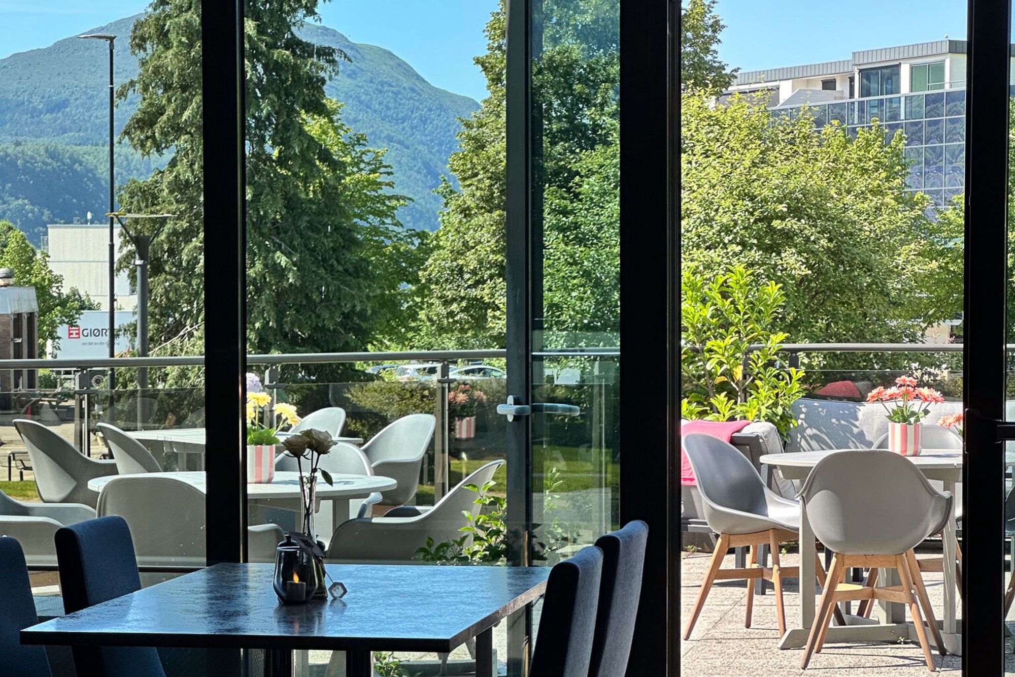 Dinner with a view at Restaurant Varde. 