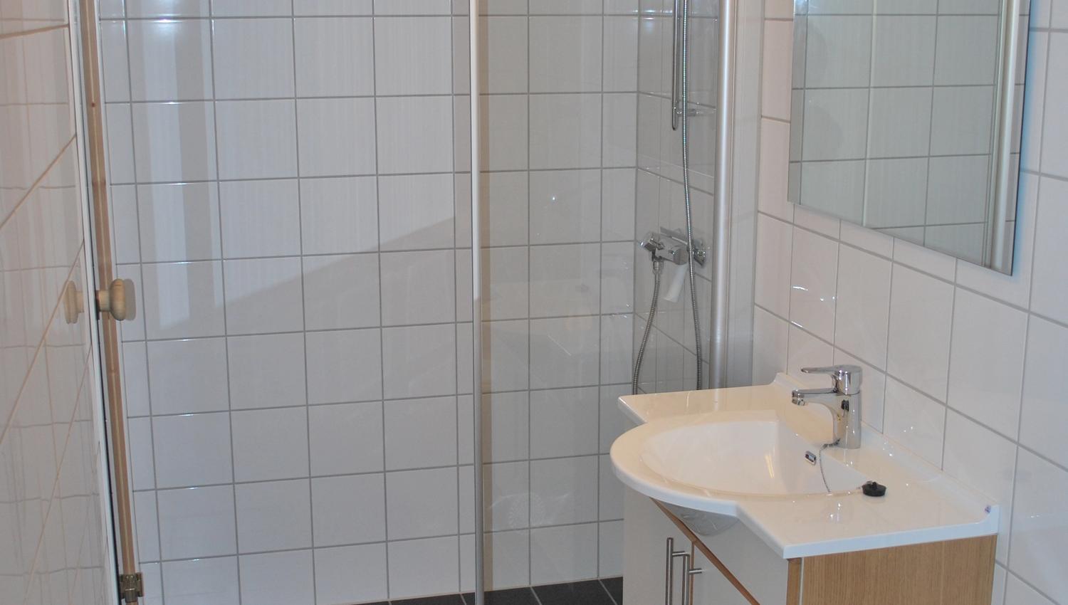 Bathroom in an apartment, Nordseter Fjellpark