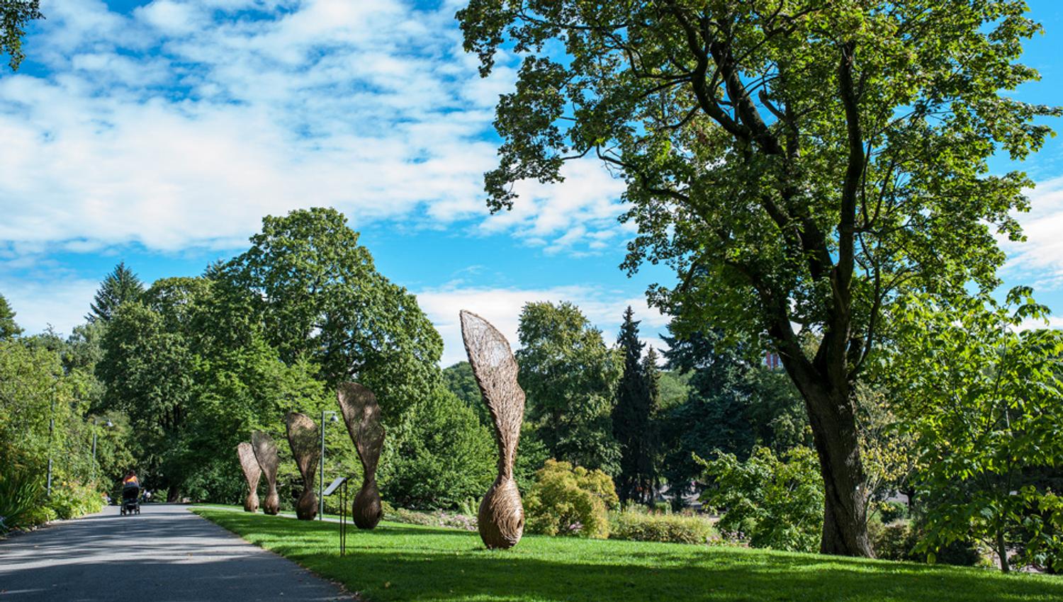 See the sculptures