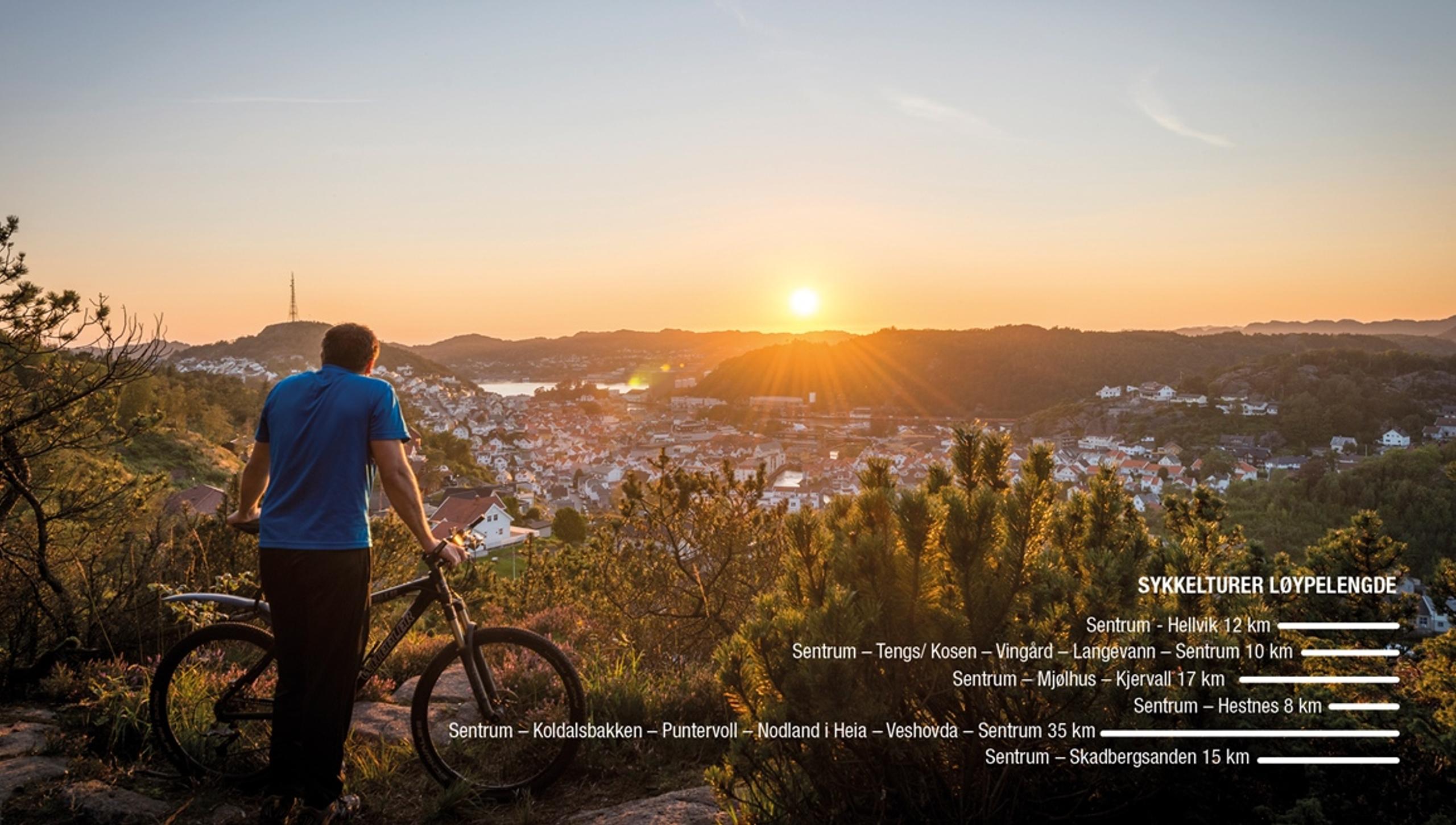 Bike rental at Egersund Tourist Information