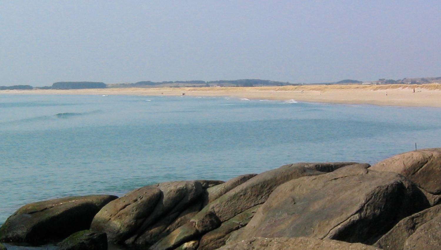 Der Strand von Brusand oder Brusanden, wie er auch genannt wird.