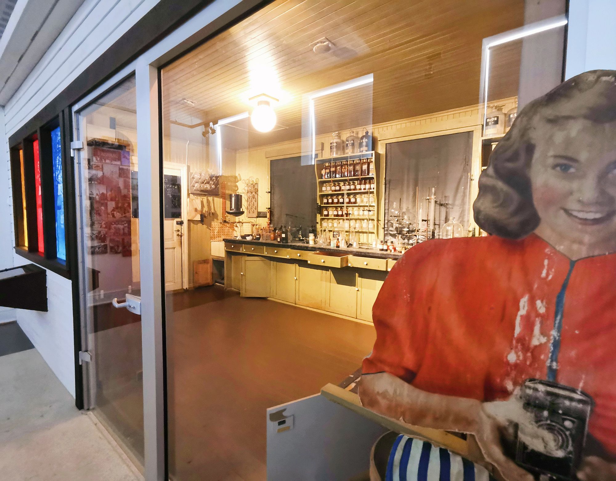 Kjemikalier fra Renbjørs laboratorium.