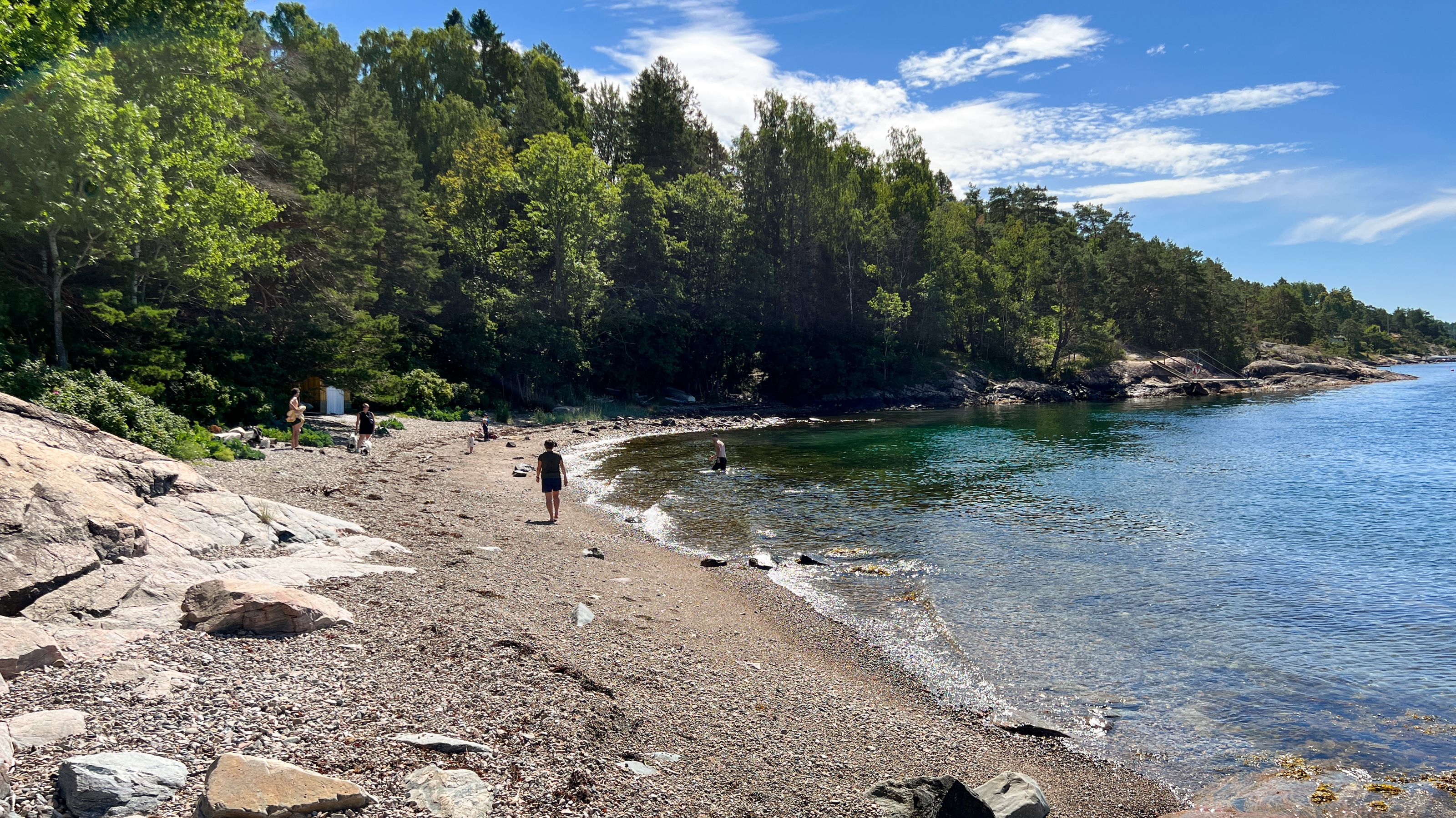 Kjeppestadbukta Ekeberg strand kyststi drøbak
