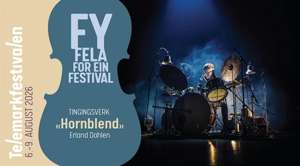 plakat til "Telemarkfestivalen 2026"
