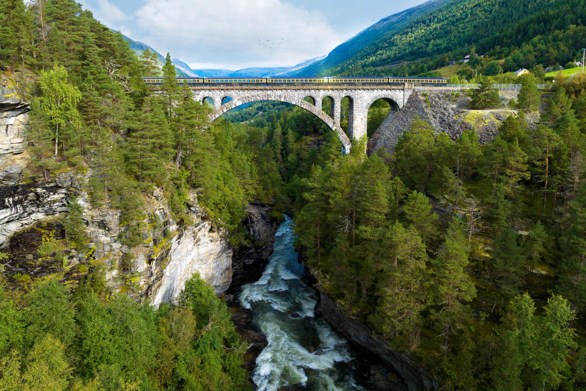 The Golden Train & Romsdalsgondolen including lunch at Eggen Restaurant