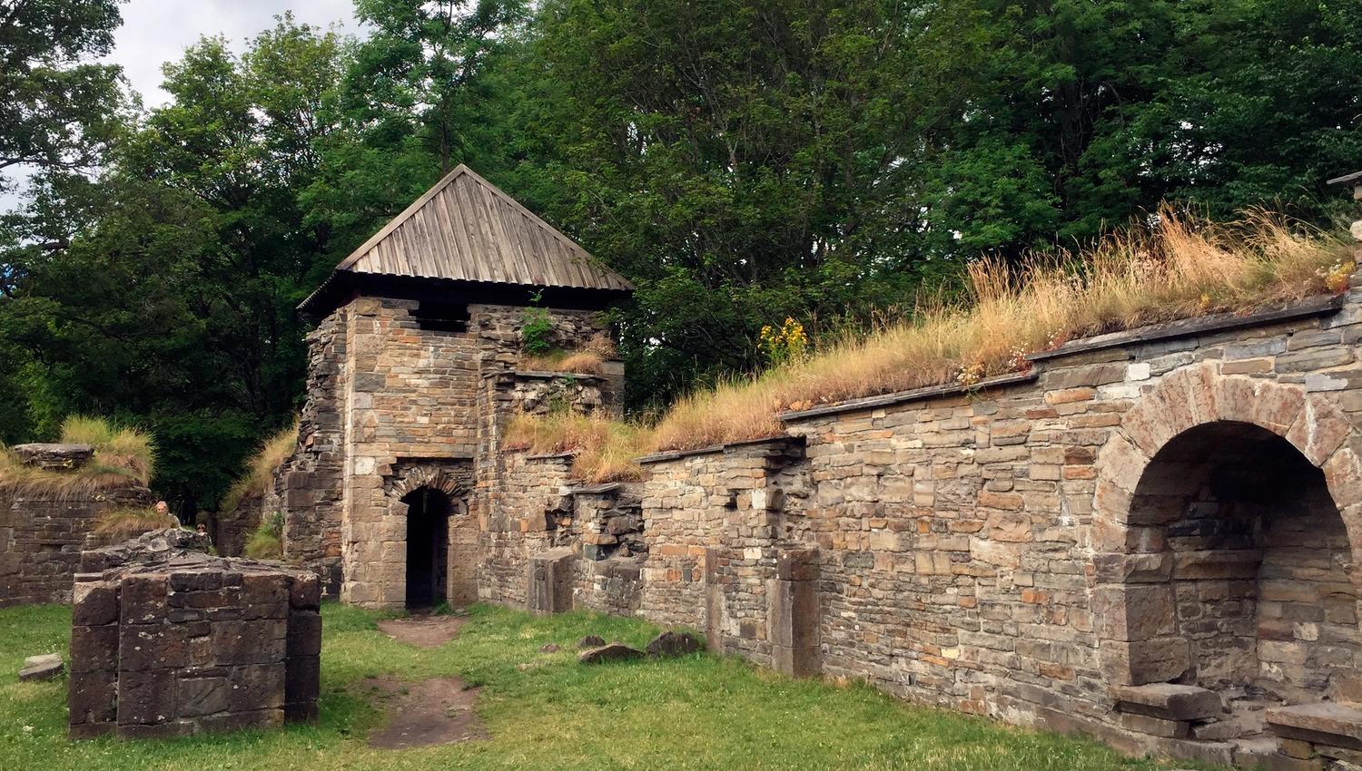 The monastery ruins.