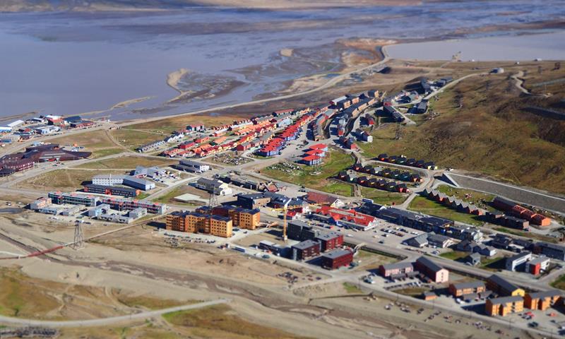 utsikt over byen fra toppen