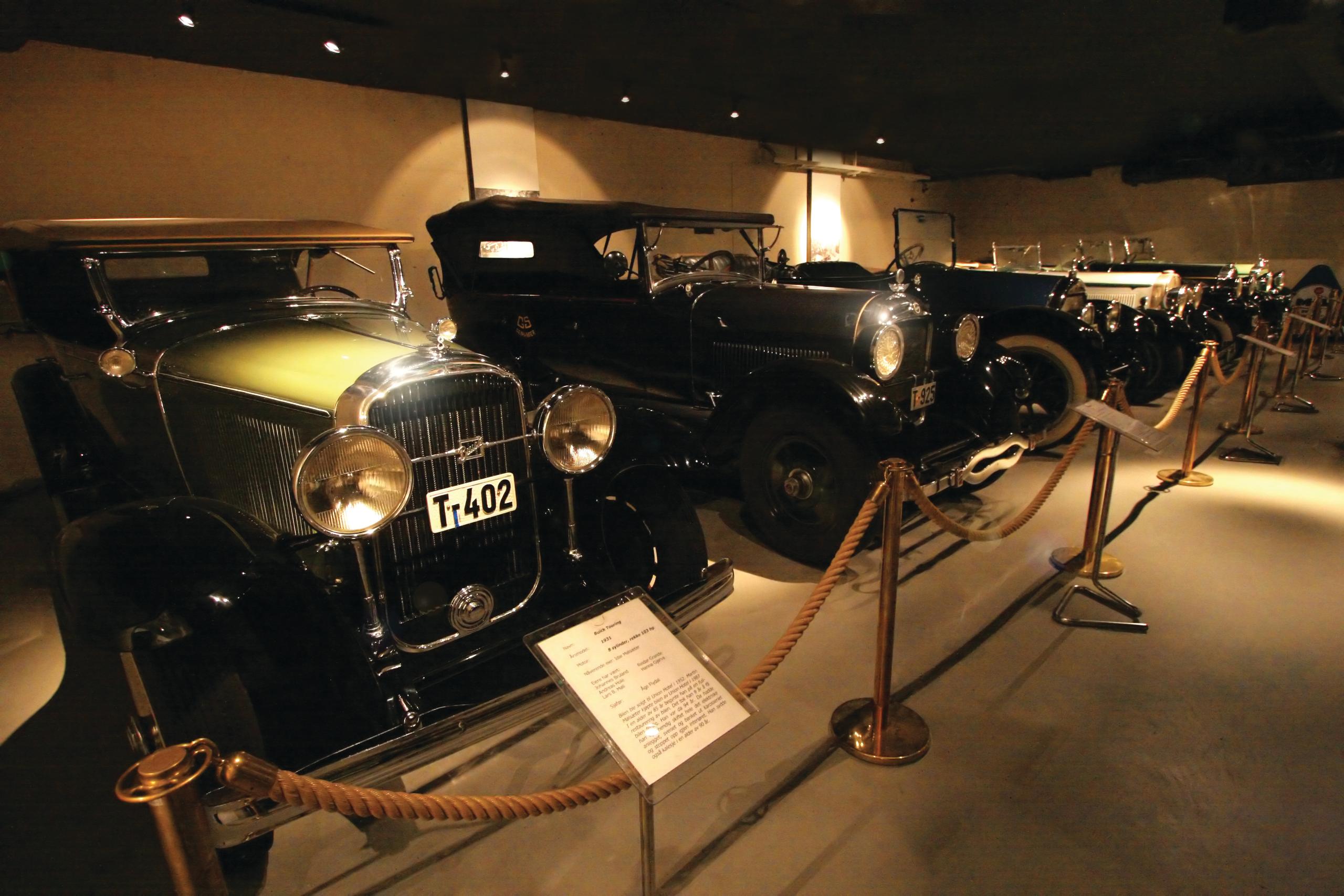 Collection of veteran cars