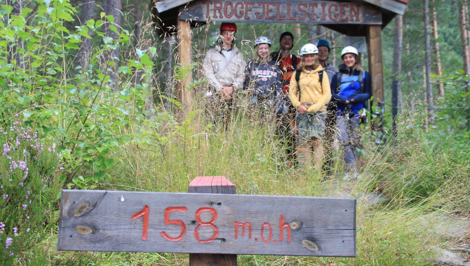 Visit Wilderness via ferrata starten