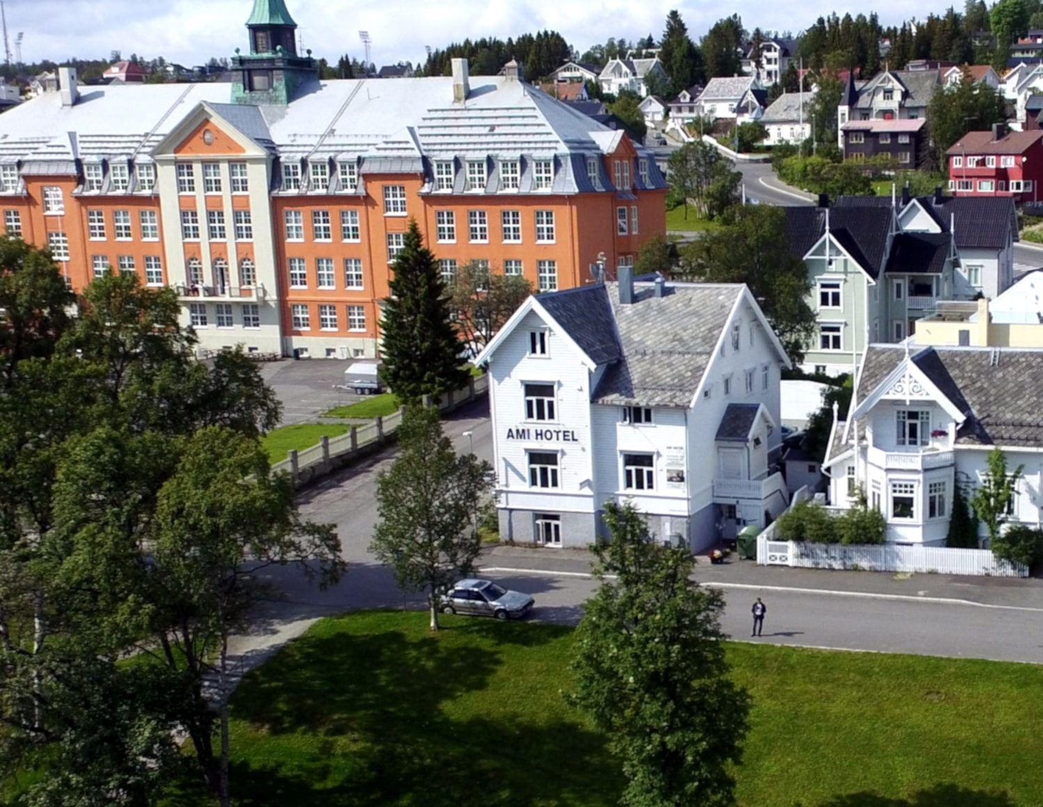 Utsikten over hotellet