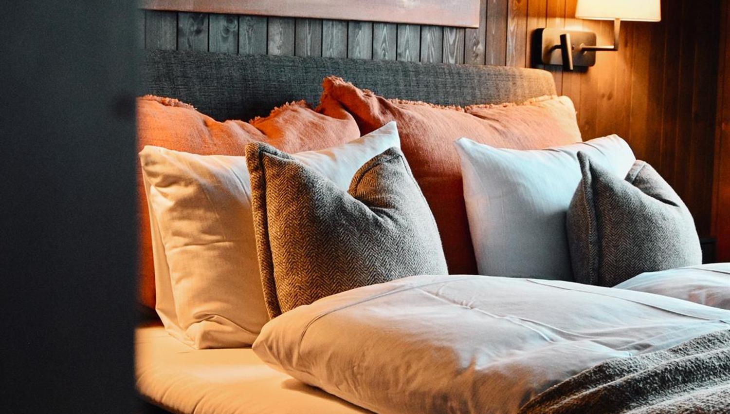 Bedroom at Pellestova Hotel