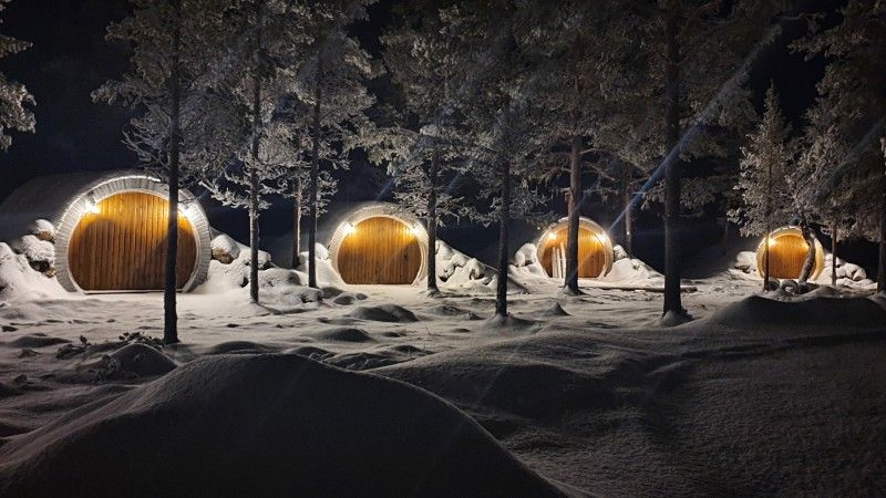 Fairytale cabins at Sjodalen Hyttetun