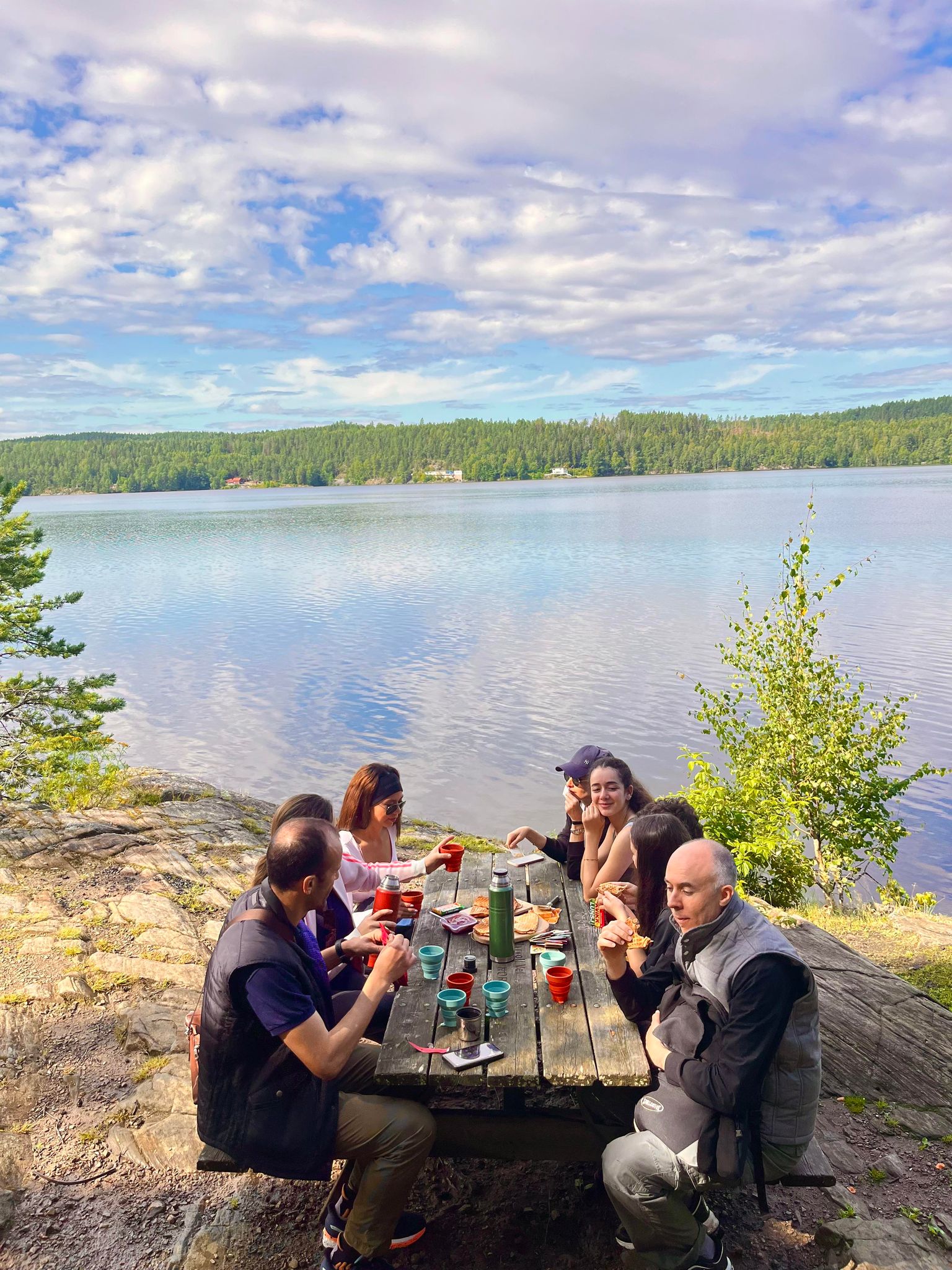 Piknikk by the lake