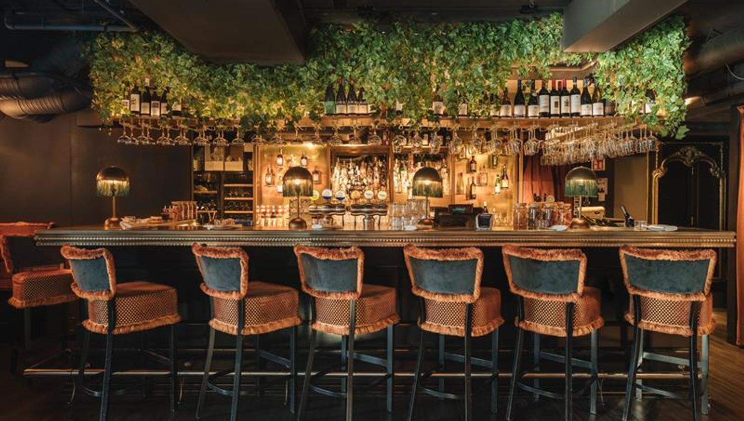 The bar.