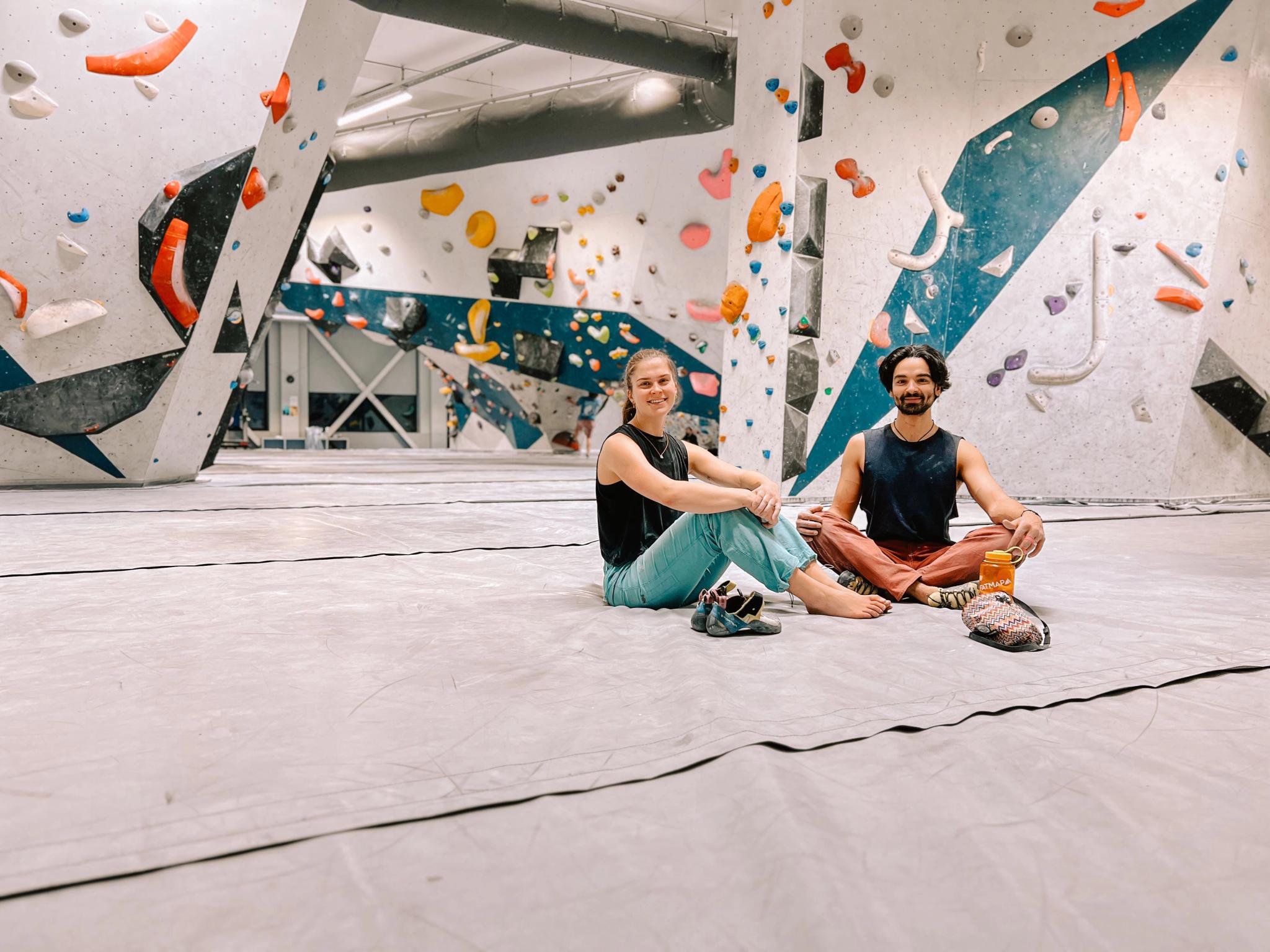 Mørkvedhallen climbing center: Autobelay climbing