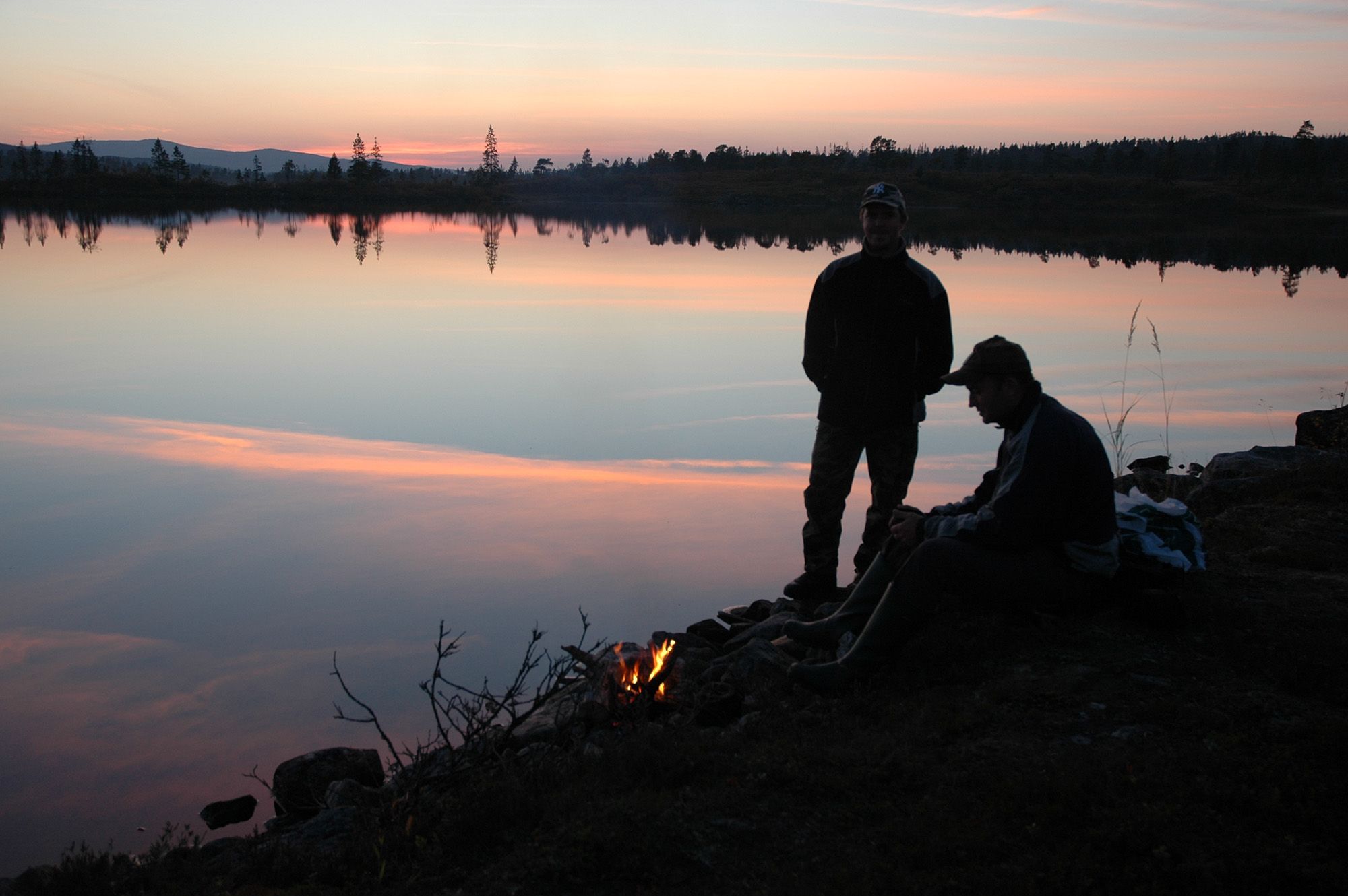 snåsa snåsa fjellstyre solnedgang bål web
