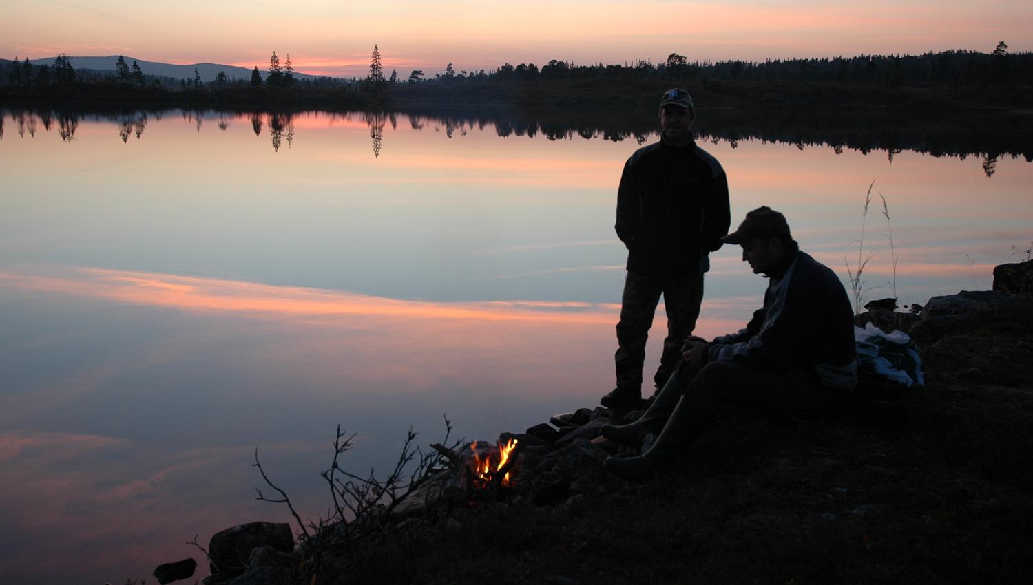 snåsa snåsa fjellstyre solnedgang bål web