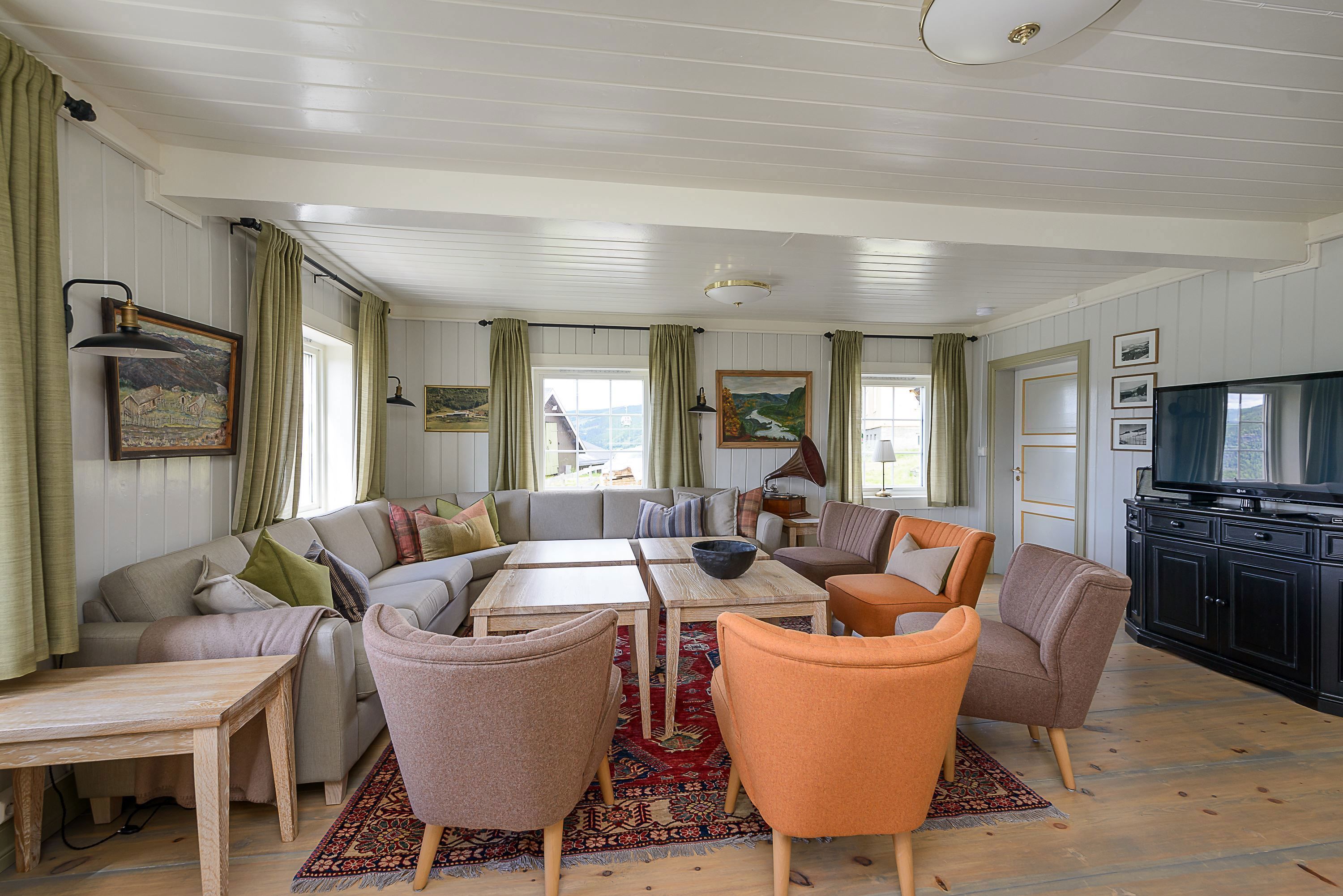 Living room Hafjell Farm main house