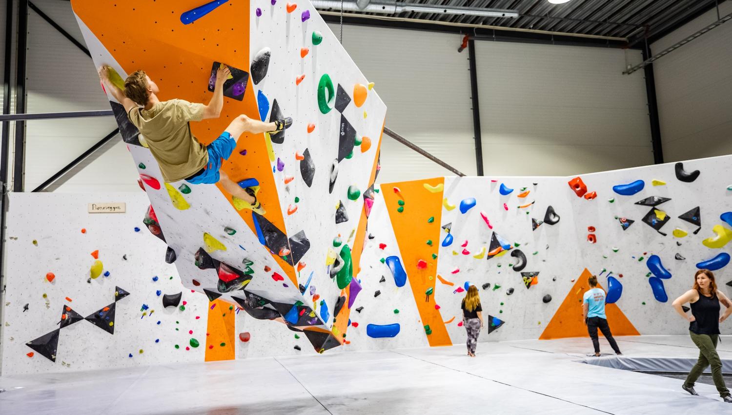 People climb High Under the Roof