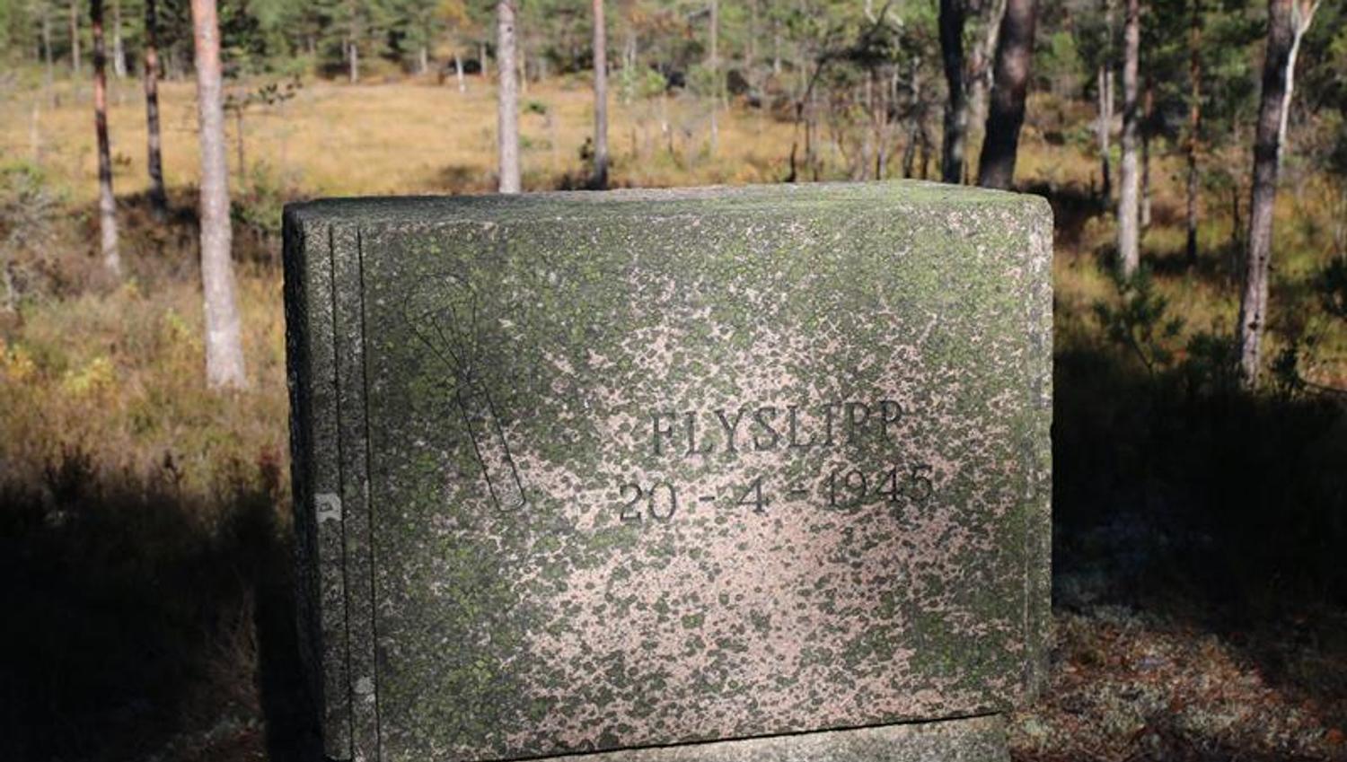 Monument over "Flyslipp 1945"