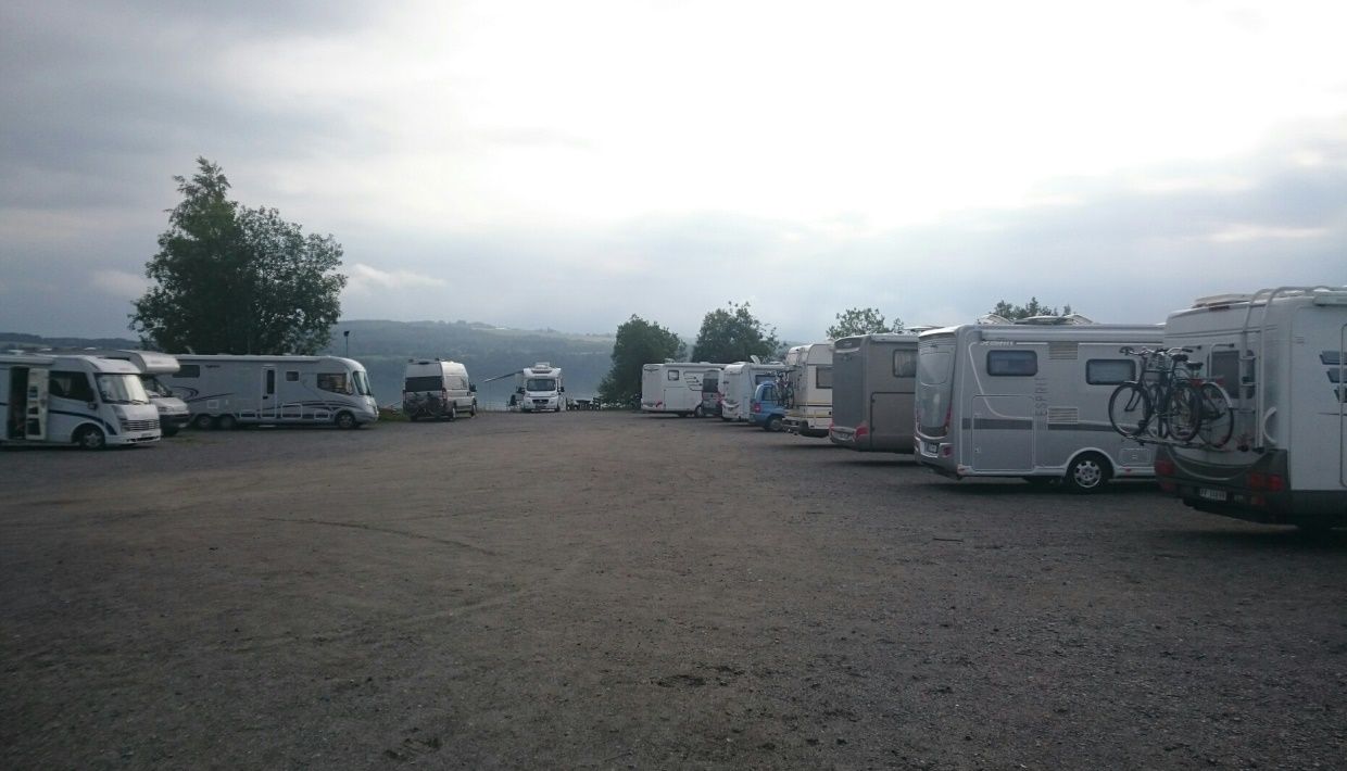 Bobilparkering Gjøvik Marina, ved Mjøsa 4