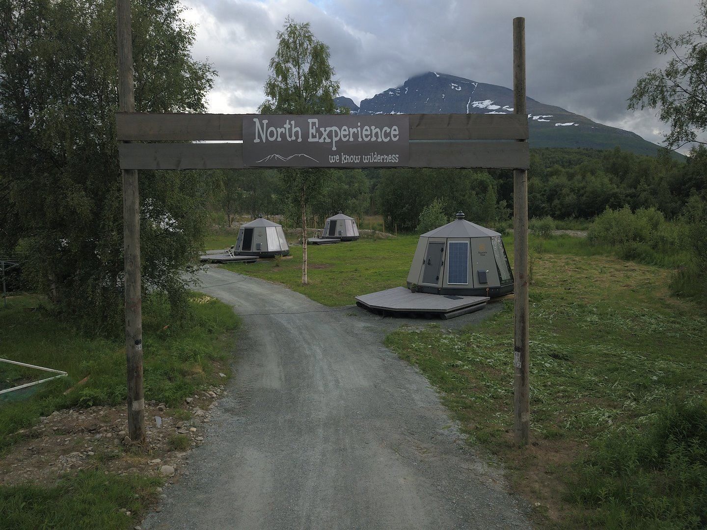 Entrance to North Experience campsite