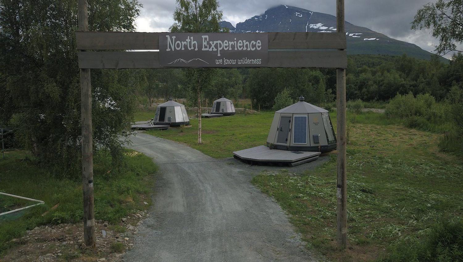 Entrance to North Experience campsite