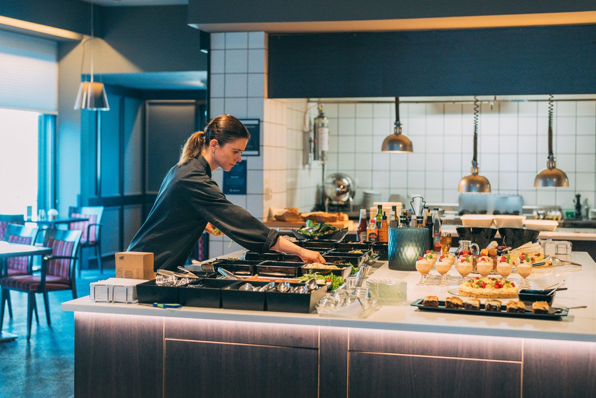 buffet at Hotel Vic