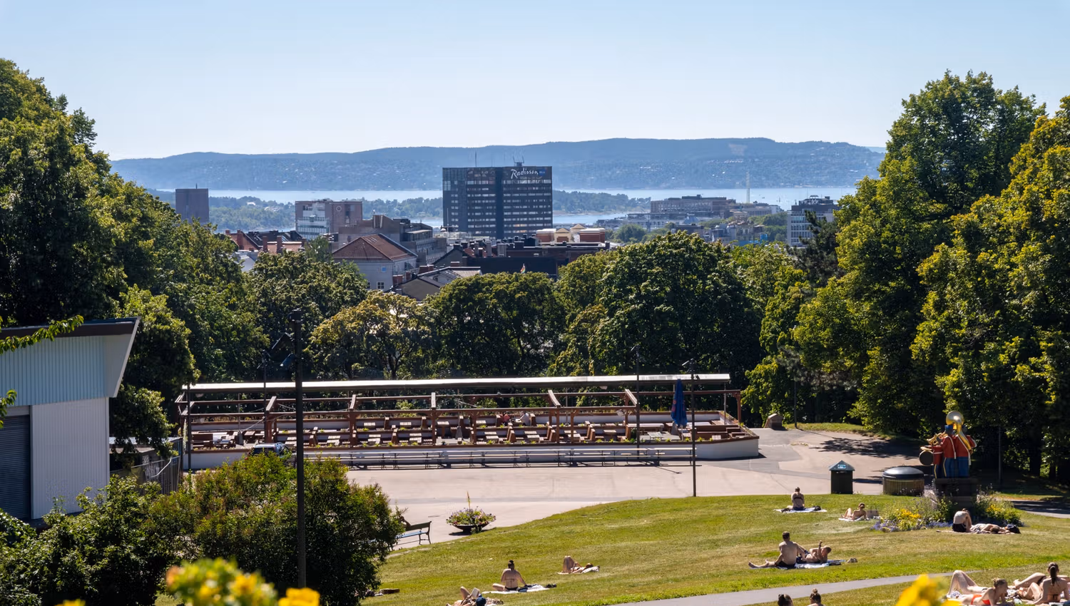 Great views of the city.