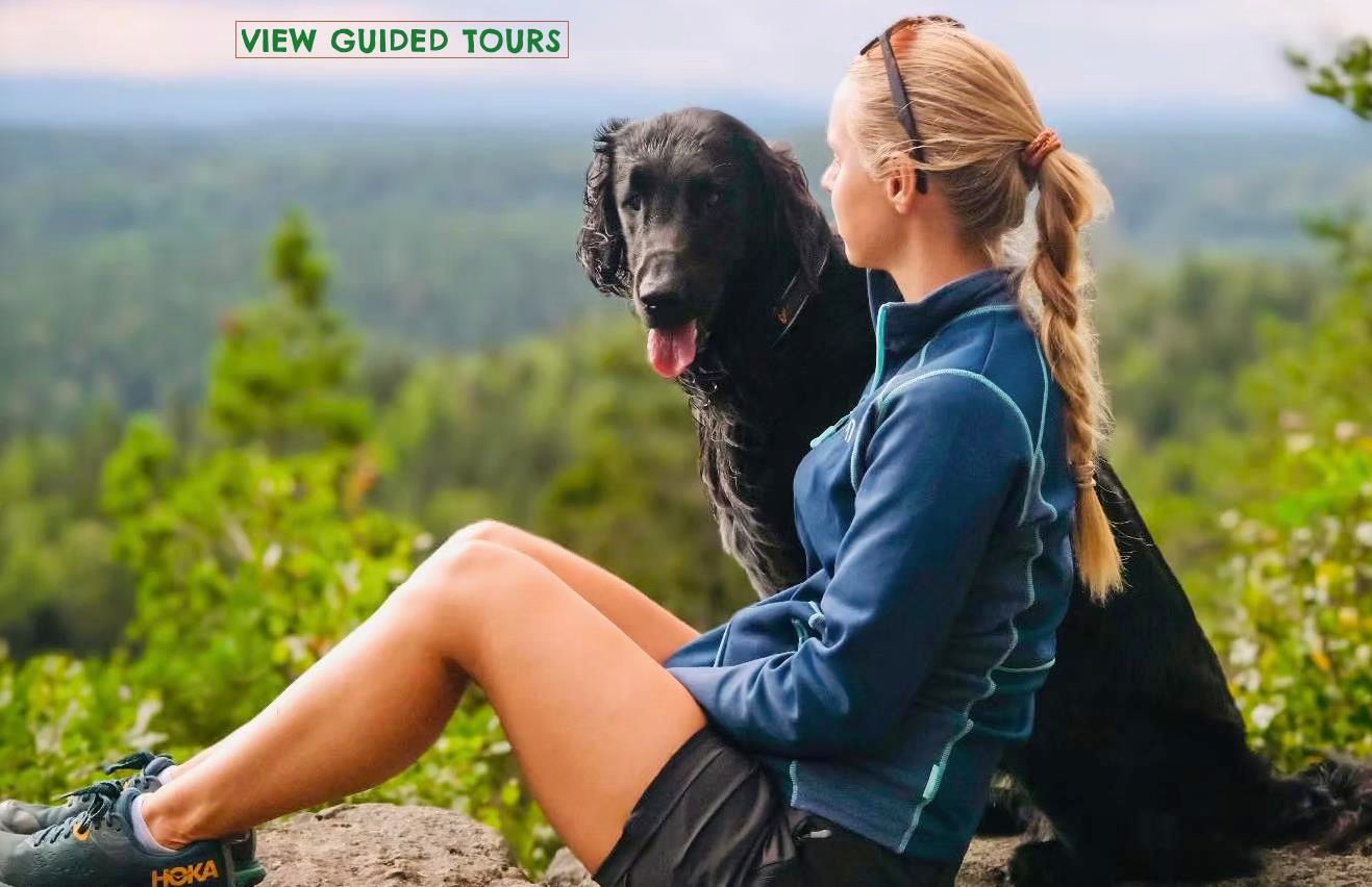 Ingunn and dog Nero