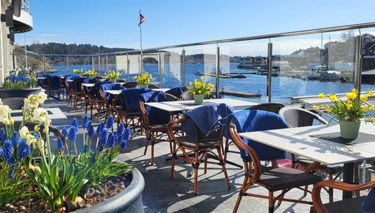 terrasse på Restaurant Sjøloftet