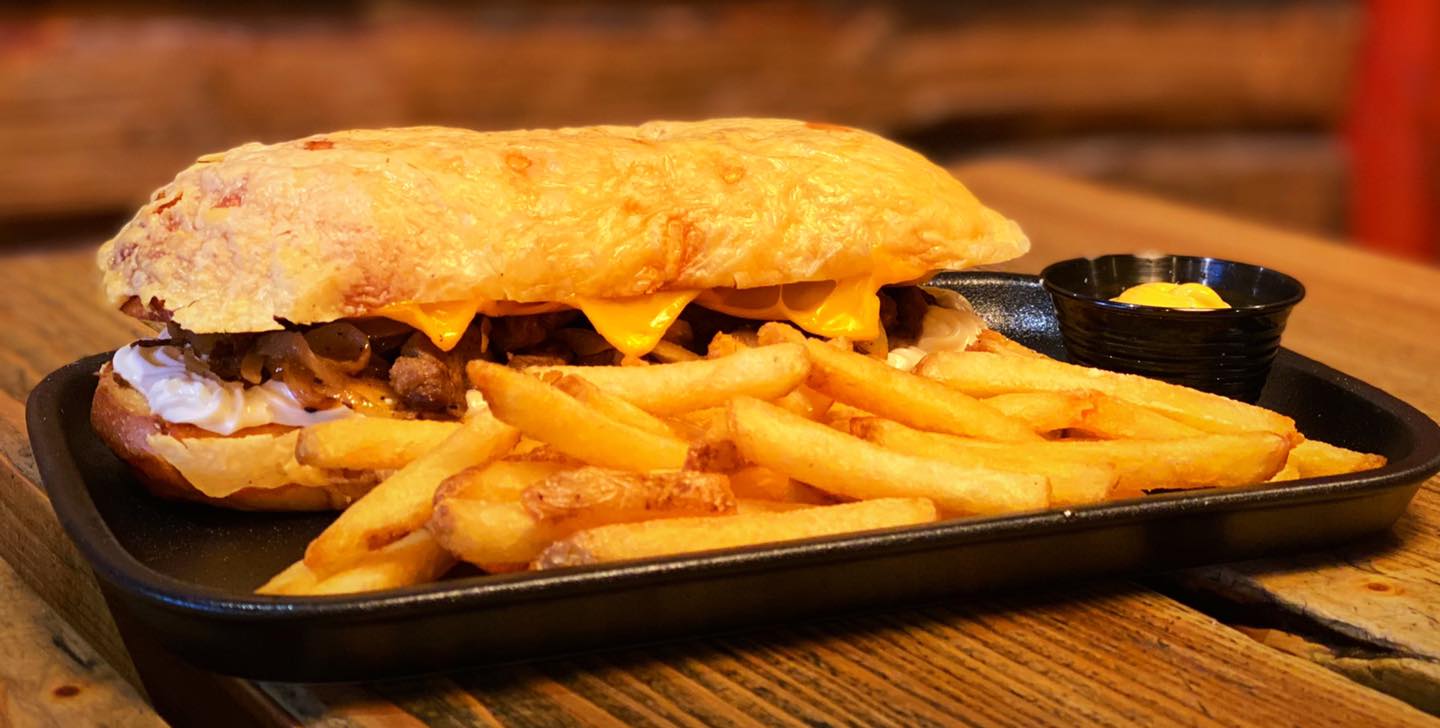 sandwich med fries