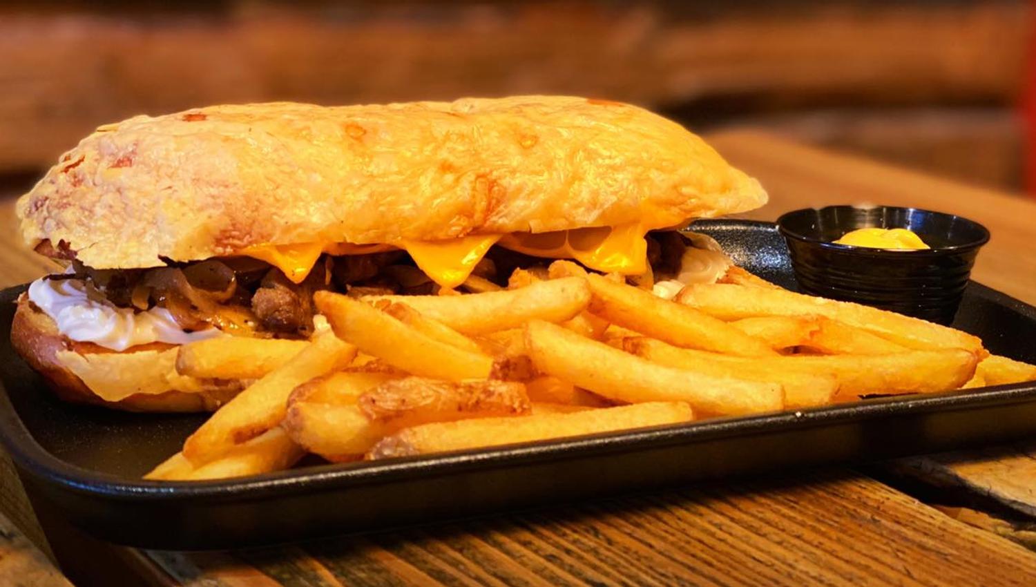 sandwich med fries