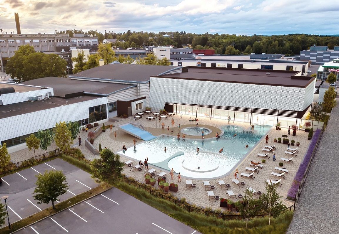 Østfoldbadet outdoor pool