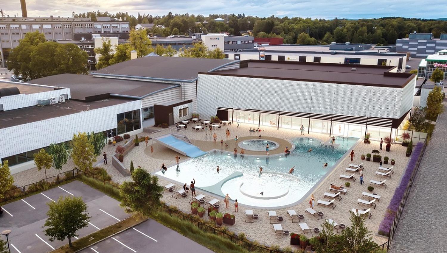 Østfoldbadet outdoor pool
