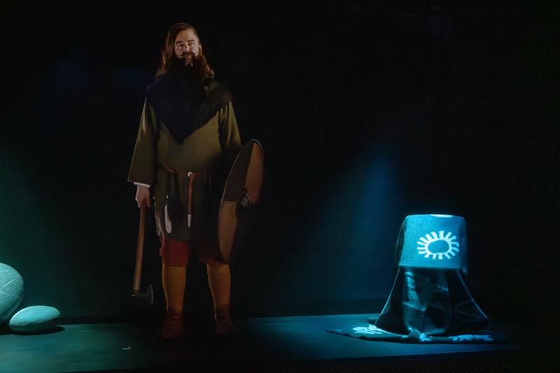 Viking mannequin