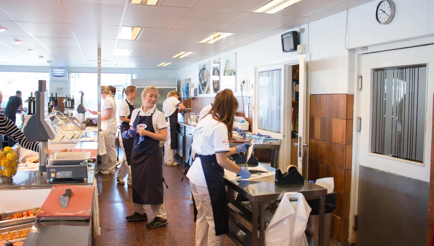 Ansatte på Brødrene Berggren