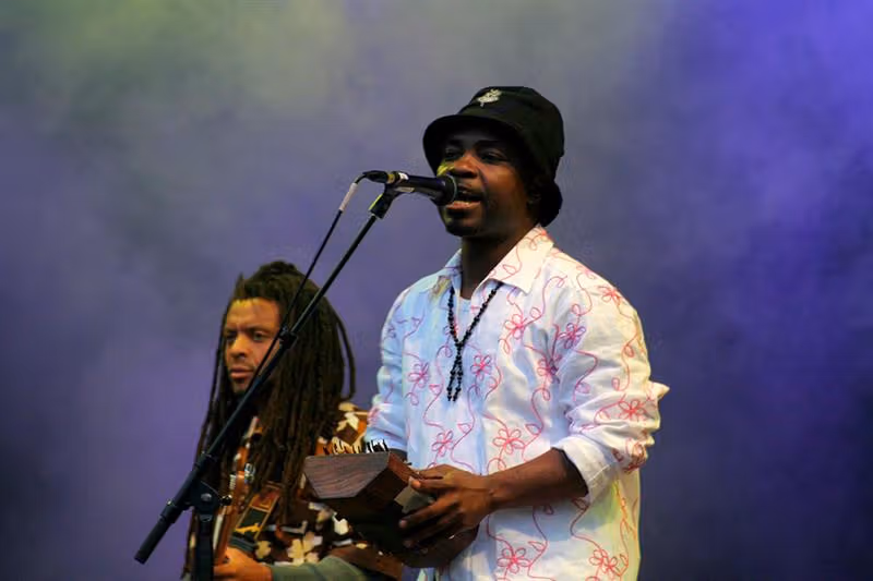 Artists on stage