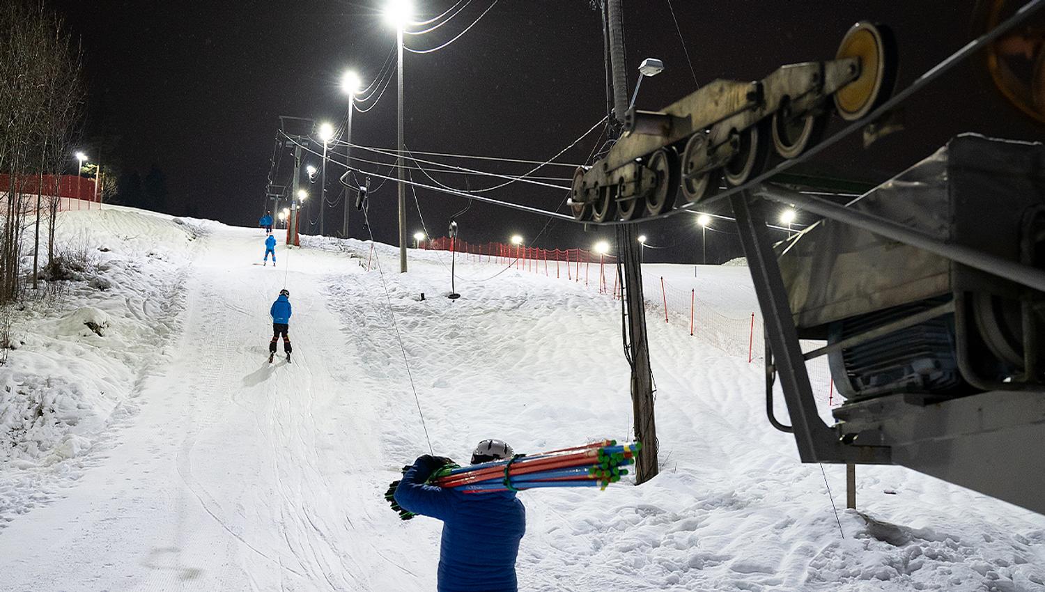 Hovdebakken skitrekk alpinbakke slalombakke